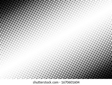 Fondo de puntos. Superposición abstracta de arte pop. Textura de semitonos desvanecidos. Fondo con problemas. Ilustración del vector