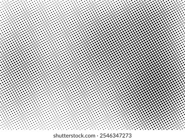 Dots Background. Pop-art Backdrop. Points Fade Overlay. Black and White Abstract Pattern. Vector illustration