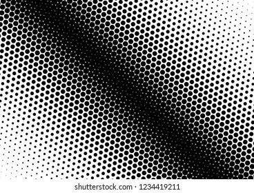 Dots Background. Pop-art Halftone Overlay. Monochrome Backdrop. Distressed Points Pattern. Vector illustration