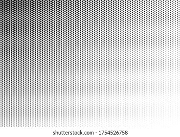 Fondo de puntos. Superposición de semitono de arte pop. Patrón Vintage de Fundido. Resumen del fondo monocromo. Ilustración del vector