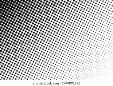 Dots Background. Pop-art Halftone Texture. Abstract Modern Pattern. Grunge Black and White Overlay. Vector illustration