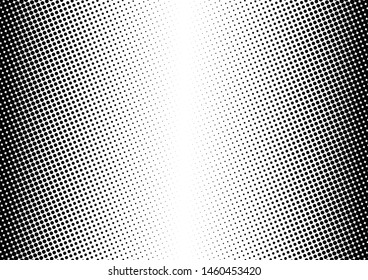 Dots Background. Pop-art Overlay. Black and White Texture. Monochrome Pattern. Vector illustration