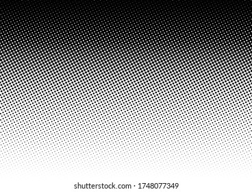 Dots Background. Pop-art Overlay. Modern Backdrop. Black and White Abstract Pattern. Vector illustration