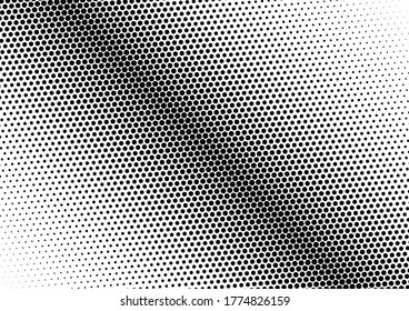 Dots Background. Pop-art Pattern. Distressed Overlay. Fade Backdrop. Vector illustration