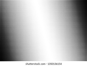 Dots Background. Pop-art Pattern. Grunge Halftone Overlay. Monochrome Points Texture. Vector illustration