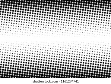Dots Background. Pop-art Pattern. Vintage Backdrop. Black and White Overlay. Vector illustration