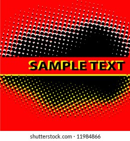 Dots background. Red.