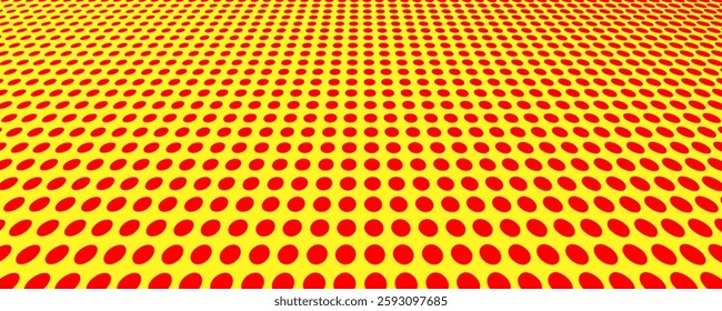 Dots background red yellow color