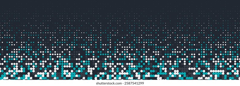 Dots Background. Summer Art In Minimal Design. Dynamic Frame For Annual Invitation. 1980 Flyer. Minimalist Music Pattern. Geometric Line Poster. Trendy Dots Background