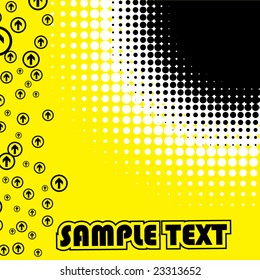 Dots background. Vector.