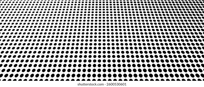 Dots background vector black white color