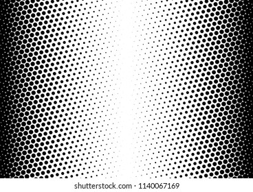 Dots Background. Vintage Abstract Texture. Points Pattern. Monochrome Halftone Backdrop. Vector illustration