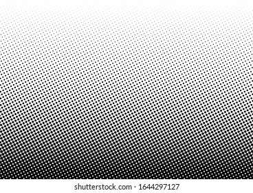 Fondo de puntos. Textura abstracta vintage. Patrón blanco y negro. Fondo Monocromo Moderno. Ilustración del vector