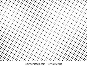 Dots Background. Vintage Backdrop. Points Monochrome Overlay. Black and White Modern Pattern. Vector illustration
