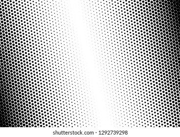Dots Background. Vintage Distressed Backdrop. Monochrome Pop-art Overlay. Points Pattern. Vector illustration