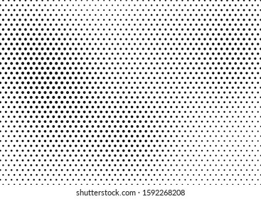 Dots Background. Vintage Gradient Overlay. Points Black and White Backdrop. Fade Pattern. Vector illustration