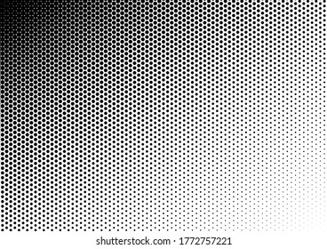 Fondo de puntos. Superposición de semitono vintage. Marco moderno de moda. Textura monocroma gruesa. Ilustración del vector