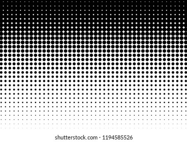 Dots Background. Vintage Modern Pattern. Grunge Abstract Backdrop. Pop-art Texture. Vector illustration