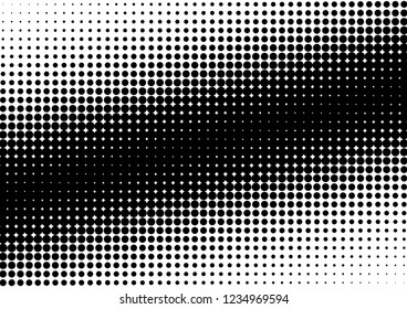 Dots Background. Vintage Overlay. Halftone Texture. Fade Backdrop. Vector illustration