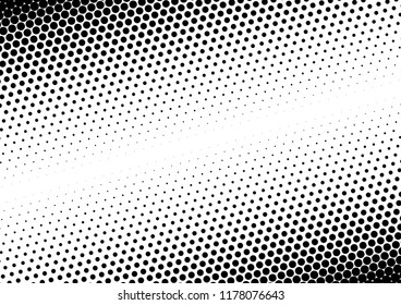 Dots Background. Vintage Overlay. Monochrome Backdrop. Distressed Fade Pattern. Vector illustration
