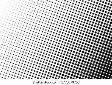 Fondo de puntos. Superposición de época. Los puntos desvanecen la textura. Fondo de degradado negro y blanco. Ilustración del vector