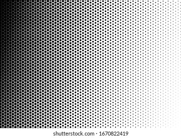 Dots Background. Vintage Pattern. Black and White Backdrop. Modern Pop-art Texture. Vector illustration