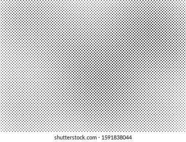 Dots Background. Vintage Pattern. Grunge Texture. Monochrome Overlay. Vector illustration