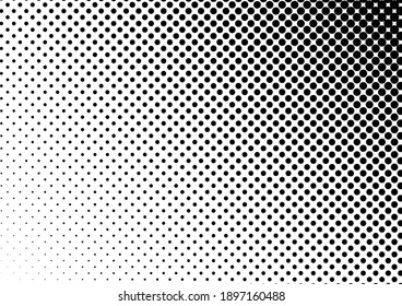 Fondo de puntos. Textura de época. Patrón angustiado. Fondo de semitono. Ilustración del vector