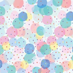 Dots Ballon Print Pattern Soft Colors Wallpaper Cute  Party Happy Colorful