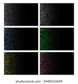 diseño de fondo abstracto de semitono de círculos de puntos
