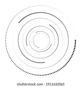 Dots, circles spiral, swirl, twirl