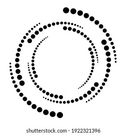 Dots, circles spiral, swirl, twirl