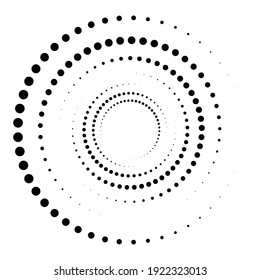 Dots, circles spiral, swirl, twirl
