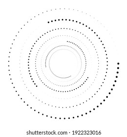 Dots, circles spiral, swirl, twirl