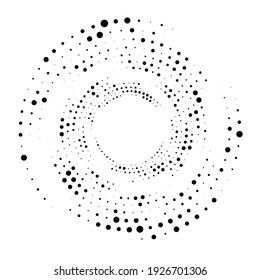 Dots, circles spiral, swirl, twirl