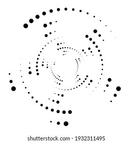 Dots, circles spiral, swirl, twirl