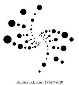 Dots, circles spiral, swirl, twirl