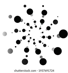 Dots, circles spiral, swirl, twirl