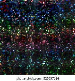 dots colored hologram sticker