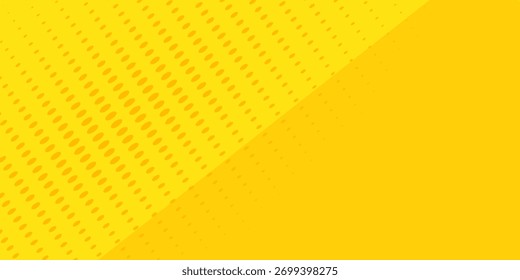 Dots comic yellow background raster gradient halftone, stock vector illustration disign
