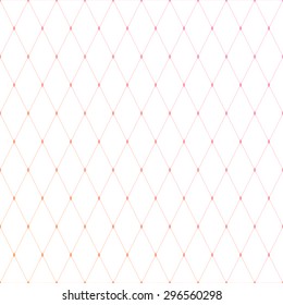 Dots connected with lines, rhombus - seamless repeating background