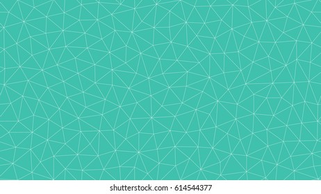 Dots with connections, seamless triangles pattern. Vector repeating texture.