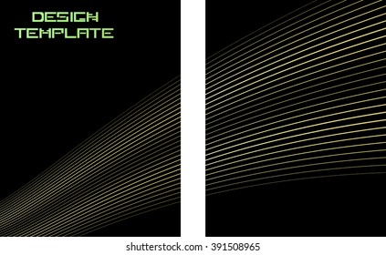 Dots Design. Vector Templates. Annual Report Cover.