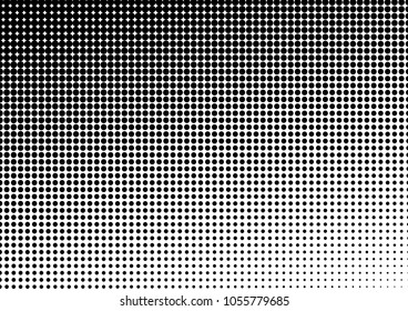 Dots Dotted Halftone Background. Abstract Texture. Gradient Pattern. Pop-art Distressed Backdrop. Vector illustration
