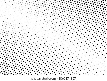 Dots Dotted Halftone Background. Distressed Pattern. Vintage Monochrome Backdrop. Fade Texture. Vector illustration