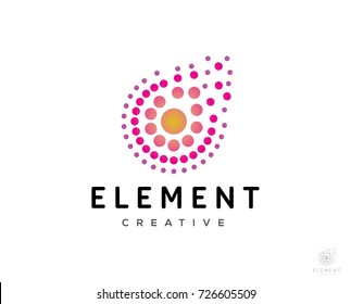 dots element  molecule logo icon vector template