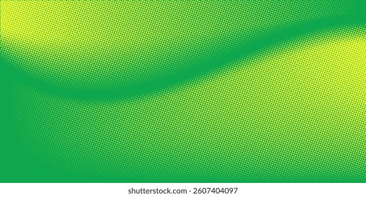 Dots halftone art yellow green color pattern gradient texture background