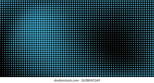 Dots halftone black blue color pattern gradient texture with technology digital background. Dots pop art comics with summer background. vectors