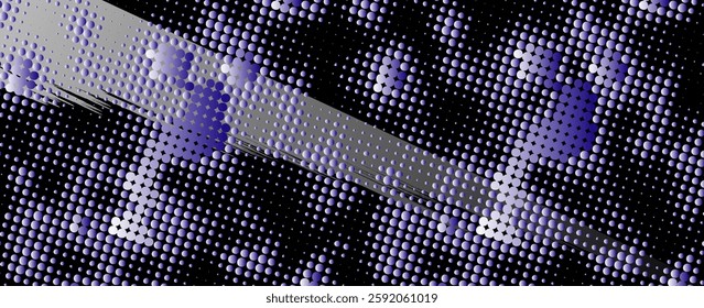 Dots halftone black and blue cream color pattern gradient grunge texture background. Dots pop art sport style vector illustration