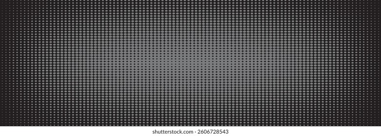 Dots halftone black color pattern gradient texture with technology digital background. Dots pop art comics